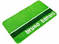 Bruno Banani Badematte Maja Polyester, rechteckig, weiche Haptik, mit Logo grün
