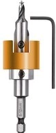 kwb Holzbohrer HSS-M2 Hartholz-Bohrer mit Tiefenstopp und Senker, &Oslash; 6 mm 512006