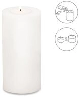 EDZARD Stumpenkerze Cornelius &Oslash; 8 cm, (H 15 cm) Stumpenkerzen-Optik,...