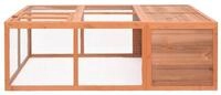 vidaXL Kleintierstall, Garten-Tierk&auml;fig 150x100x50 cm Massivholz Tanne