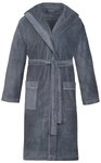 Esprit Unisex-Bademantel Unisex Bademantel mit Kapuze BOX, Baumwolle, hohe