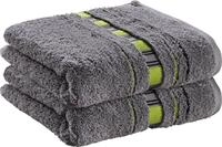 Erwin M&uuml;ller Handtuch Handtuch "Achern" 2er-Pack, Frottier, Walk-Frottier Uni