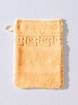 Handtuch CAW&Ouml; Gr. 4, orange (melba), B:16cm L:22cm, Walkfrottee, 100%...