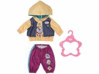 Baby Born Puppenkleidung Outfit mit Hoody, 43 cm, mit Kleiderbügel