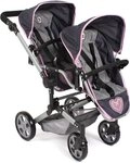 CHIC2000 Puppen-Zwillingsbuggy Linus Duo, mit zwei abnehmbaren, bis in Liegeposition