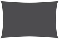 vidaXL Sonnensegel Sonnensegel Oxford-Gewebe Rechteckig 6x8 m Anthrazit, (1-tlg)