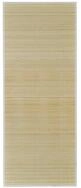 vidaXL Teppich 160 x 230 cm Teppich Bambus 160x230 cm Natur Teppich, H&ouml;he: 0 mm
