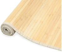 vidaXL Teppich, Bambus 80x200 cm Natur