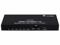 FeinTech HDMI-Splitter VSP01401 HDMI 2.0 Splitter 1x4, Downscaler,...