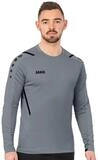 Jako Langarmshirt (Sweat) Challenge - optimale Bewegungsfreiheit - dunkelgrau...