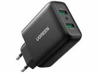 UGREEN Dual USB-A QC 3.0 36W Wall Charger Quick Charge Schnelllade-Gerät