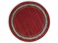 Orientteppich Chandi Mir, THEKO, rund, Höhe: 12 mm, reine Wolle handgeknüpft,...