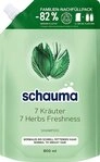 Schauma Haarshampoo 1x Schauma Shampoo 7 Kr&auml;uter Nachf&uuml;llpack (800 ml), 1-tlg.,