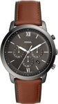 Fossil Chronograph Neutra FS5512, Quarzuhr, Armbanduhr, Herrenuhr, Stoppfunktion,