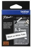 Brother Druckerband HSe-211E Pro Tape Schrumpfschlauch