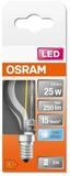 Osram LED-Leuchtmittel Osram LED Retrofit CLASSIC P, 2,5 W = 25 W, 250 lm, E14,