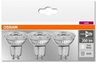 Osram LED-Leuchtmittel Osram LED Reflektor Base PAR 16 GU 10 - 4,3 W 3er, Nicht