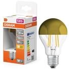 Osram LED-Leuchtmittel LED Star Classic A 35 Filament Mirror Gold 4W 827 Clear...