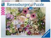 Ravensburger Puzzle Prachtvolle Blumenliebe, 1000 Puzzleteile, Made in Germany,