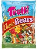 TROLLI S&uuml;&szlig;igkeit, Trolli Classic Bears Halal fruchtig leckere Gummib&auml;rchen 100g