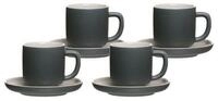Ritzenhoff & Breker Tasse Jasper Espressotassen mit Untertassen 100 ml, 8-tlg.,