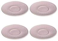 LEONARDO Untertasse Matera Espressountertassen &oslash; 11.0 cm 4er Set, (4 St) rosa
