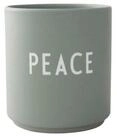 Design Letters Becher Favourite Cup Peace, Porzellan