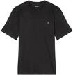 T-Shirt MARC O'POLO "T-Shirt Small-Logo 1er Pack", Herren, Gr. XL, schwarz,
