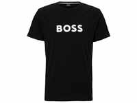 BOSS T-Shirt T-Shirt RN mit großem Markenprint auf der Brust