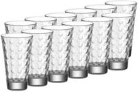 LEONARDO Glas Optic Trinkgl&auml;ser 300 ml 12er Set, 12-tlg., Glas