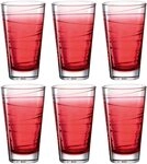 LEONARDO Longdrinkglas VARIO STRUTTURA, 6-tlg., Glas, 280 ml, 6-teilig