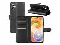 Wigento Handyhülle Für Samsung Galaxy A04 Handy Tasche Wallet Premium Schutz...