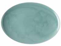 Thomas Porzellan Servierplatte Loft Colour Ice Blue Platte 34 cm, Porzellan,