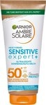 GARNIER Sonnenschutzmilch AMBRE SOLAIRE SENSITVE EXPERT+ LSF50+, sch&uuml;tzt, zieht