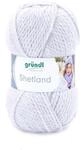 Gr&uuml;ndl Gr&uuml;ndl Wolle Shetland 100 g hellgrau melange H&auml;kelwolle
