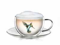 Creano Thermo-Tasse "Hummi" für Tee/Latte Macchiato, doppelwandig, mit...
