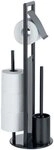 WENKO WC-Garnitur Ravina, Stand WC-Garnitur, Toilettenpapierhalter,...