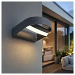 LUTEC LED Au&szlig;en-Wandleuchte, LED-Leuchtmittel fest verbaut, Warmwei&szlig;, LED
