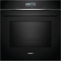SIEMENS Backofen mit Mikrowelle iQ700 HM776GKB1, mit 1-fach-Teleskopauszug,...