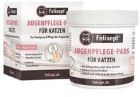 Felisept Fellpflege Felisept Augenpflege-Pads f&uuml;r Katzen 100 St&uuml;ck