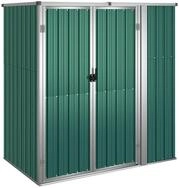 vidaXL Garten-Ger&auml;teschrank 161 x 89 x 161 cm Gartenschrank Metall Ger&auml;tehaus...