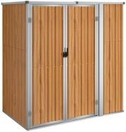 vidaXL Garten-Ger&auml;teschrank 161 x 89 x 161 cm Gartenschrank Metall Ger&auml;tehaus...