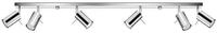 SOLLUX lighting Deckenleuchte Deckenleuchte Ring 6L Chrom, Nicht enthalten