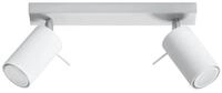 SOLLUX lighting Deckenleuchte Deckenleuchte Ring 2 Wei&szlig;, Nicht enthalten