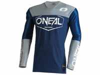 O’NEAL Motocross-Shirt, blau|grau