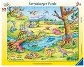 Ravensburger Puzzle Ravensburger Kinderpuzzle - Die kleinen Dinosaurier - 8-17