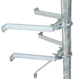 PremiumX SAT-Halterung Mauerhalter 40cm Stahl SAT Wandabstandshalter f&uuml;r Mast bis &Oslash;