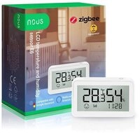 NOUS Sensor E6 LCD Temp.Luft Sensor ZigBee ZigBee3.0 / Sensor f&uuml;r Temp.+Luftfeu