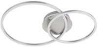 EGLO Deckenleuchte "PALMAVES 3" Kunststoff, silber, rund, 21,5W, E27, rgb,...