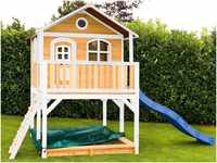 AXI Playhouse Marc brown/white + blue slide